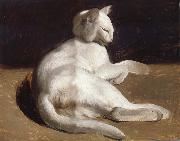 Theodore Gericault The White Cat Germany oil painting artist